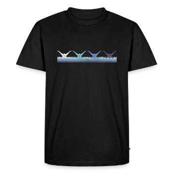 Nager - T-shirt Premium bio Homme - noir - Devant - Nico (187cm)