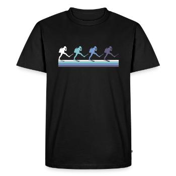 Plonger - T-shirt Premium bio Homme - noir - Devant - Nico (187cm)