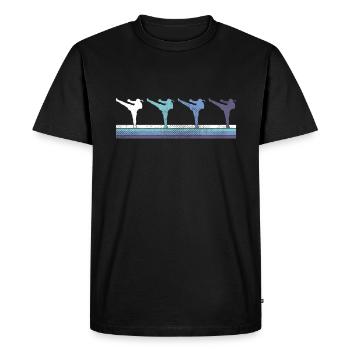 Arts martiaux - T-shirt Premium bio Homme - noir - Devant - Nico (187cm)