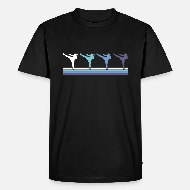 Kampfsport - Männer Premium Bio T-Shirt - Schwarz