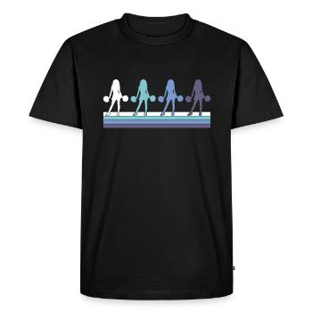 cheerleading - T-shirt Premium bio Homme - noir - Devant - Nico (187cm)