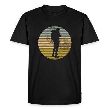 Alpinisme - T-shirt Premium bio Homme - noir - Devant - Nico (187cm)