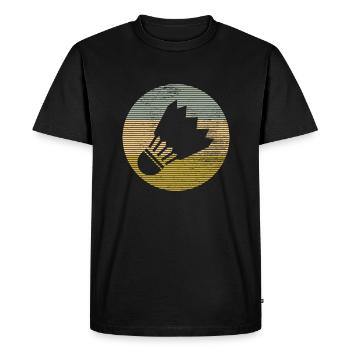 Volant - T-shirt Premium bio Homme - noir - Devant - Nico (187cm)