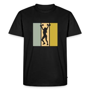 Aptitude - T-shirt Premium bio Homme - noir - Devant - Nico (187cm)