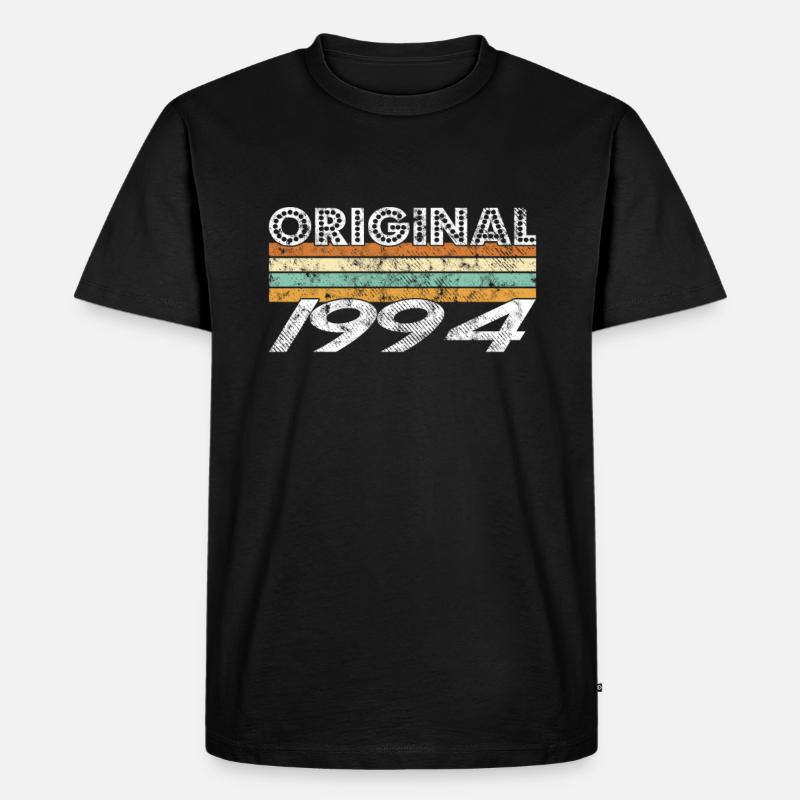 Original 1994 - Männer Premium Bio T-Shirt - Schwarz