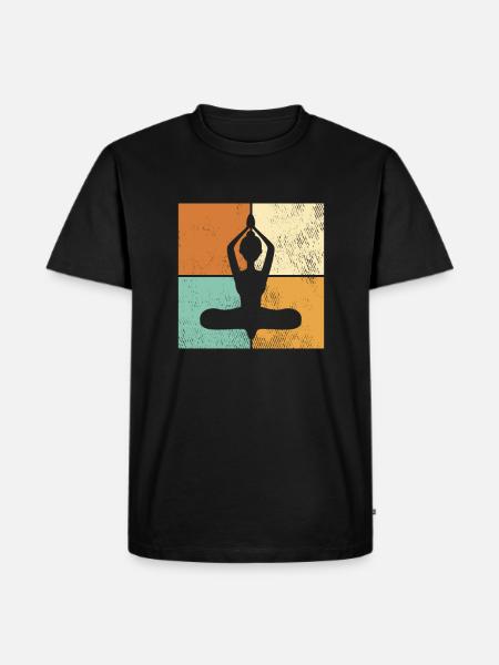 Méditation - T-shirt Premium bio Homme - noir
