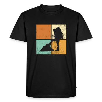 Alpinisme - T-shirt Premium bio Homme - noir - Devant - Nico (187cm)