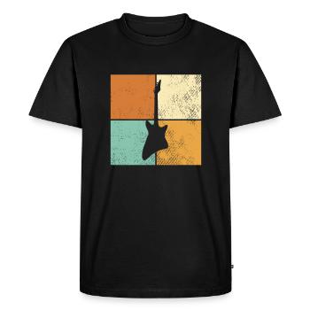 Jupe - T-shirt Premium bio Homme - noir - Devant - Nico (187cm)