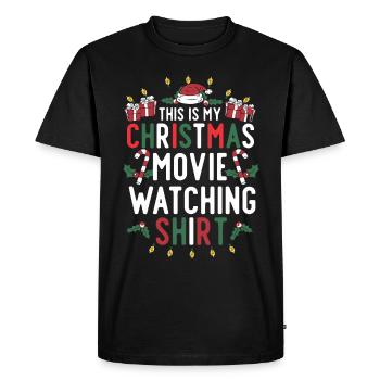 Christmas Xmax Christmas Time Christmas - Men's Premium Organic T-Shirt - black - Front - Nico (187cm)