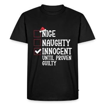 Christmas Xmax Christmas Time Christmas - Men's Premium Organic T-Shirt - black - Front - Nico (187cm)