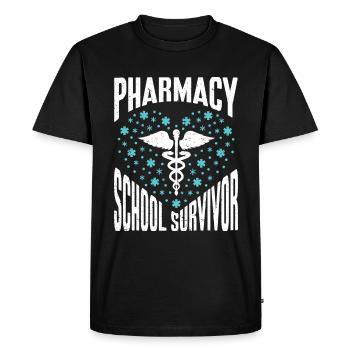 Apothecary Gift Pharmacy - Men's Premium Organic T-Shirt - black - Front - Nico (187cm)