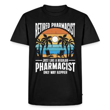 Apothecary Gift Pharmacy - Men's Premium Organic T-Shirt - black - Front - Nico (187cm)