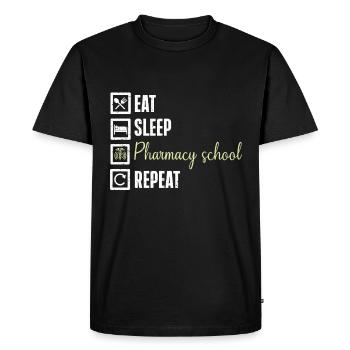 Apothecary Gift Pharmacy - Men's Premium Organic T-Shirt - black - Front - Nico (187cm)