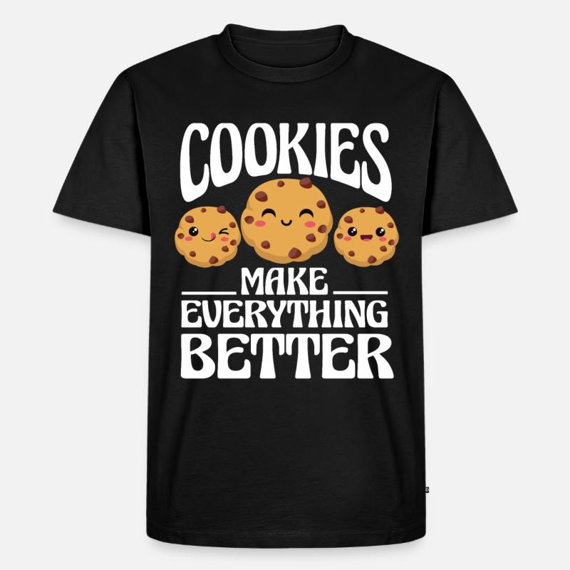 Biscuits Baking Christmas Cookie Baker - Men's Premium Organic T-Shirt - black