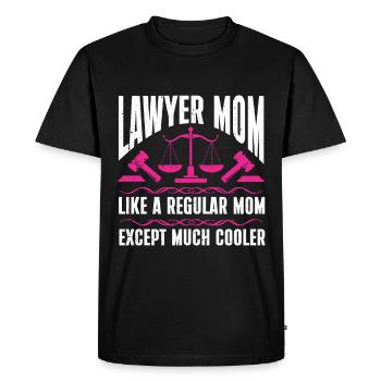 Lawyer Gift Law School Student Humor Lawyer - Men's Premium Organic T-Shirt - black - Front - Nico (187cm)