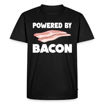 Bacon Nourriture Porc Bacon - T-shirt Premium bio Homme - noir - Devant - Nico (187cm)