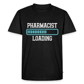 Diplôme de Pharmacien Médecine Pharmacie - T-shirt Premium bio Homme - noir - Devant - Nico (187cm)