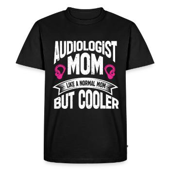 Audiology Audiologists - Men's Premium Organic T-Shirt - black - Front - Nico (187cm)
