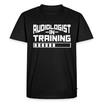 Audiology Audiologists - Men's Premium Organic T-Shirt - black - Front - Nico (187cm)