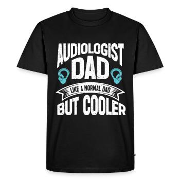 Audiology Audiologists - Men's Premium Organic T-Shirt - black - Front - Nico (187cm)