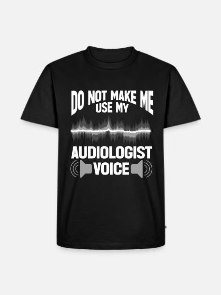 Audiology Audiologists - Men's Premium Organic T-Shirt - black