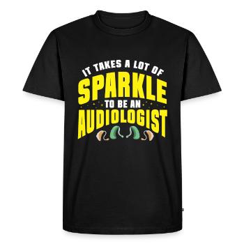 Audiology Audiologists - Men's Premium Organic T-Shirt - black - Front - Nico (187cm)