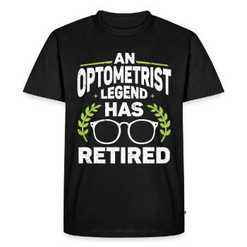 Optometrist Optometrist Optometry - Men's Premium Organic T-Shirt - black - Front - Nico (187cm)