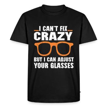 Optometrist Optometrist Optometry - Men's Premium Organic T-Shirt - black - Front - Nico (187cm)