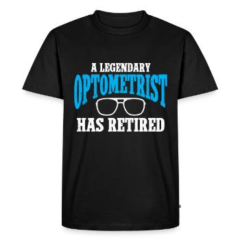 Optometrist Optometrist Optometry - Men's Premium Organic T-Shirt - black - Front - Nico (187cm)