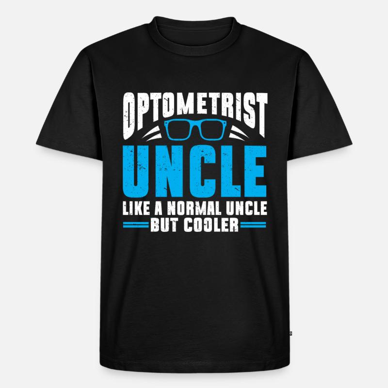 Optométriste Optométriste Optométrie - T-shirt Premium bio Homme - noir