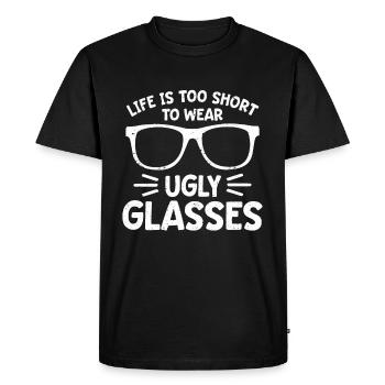 Optometrist Optometrist Optometry - Men's Premium Organic T-Shirt - black - Front - Nico (187cm)