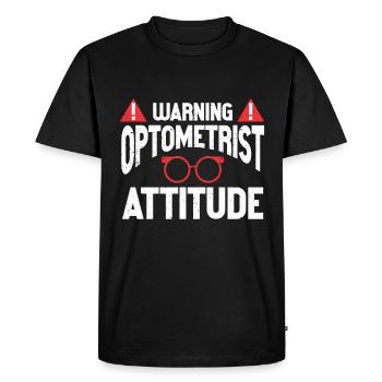 Optometrist Optometrist Optometry - Men's Premium Organic T-Shirt - black - Front - Nico (187cm)