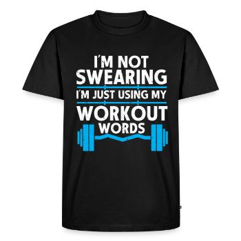 Entraîneur personnel Entraîneur Gym Workout Entraîneur de fitness - T-shirt Premium bio Homme - noir - Devant - Nico (187cm)