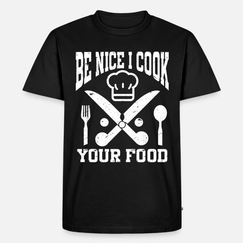 Chef Kitchen Chef - Men's Premium Organic T-Shirt - black