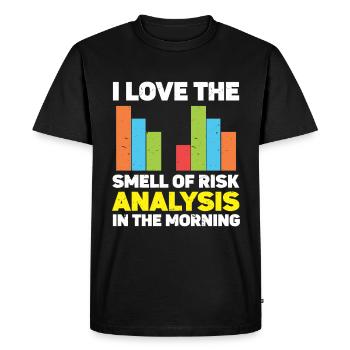 Actuary Statistician - Men's Premium Organic T-Shirt - black - Front - Nico (187cm)