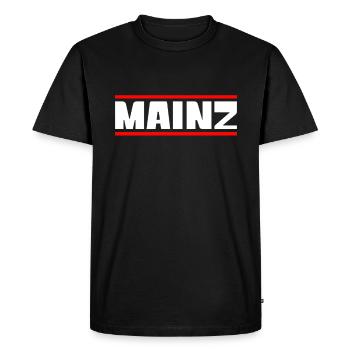 Mayence - T-shirt Premium bio Homme - noir - Devant - Nico (187cm)