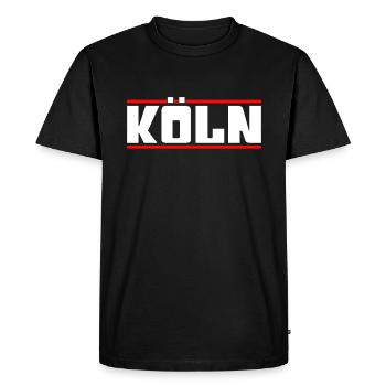 Cologne - T-shirt Premium bio Homme - noir - Devant - Nico (187cm)