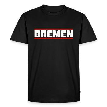 Brême - T-shirt Premium bio Homme - noir - Devant - Nico (187cm)