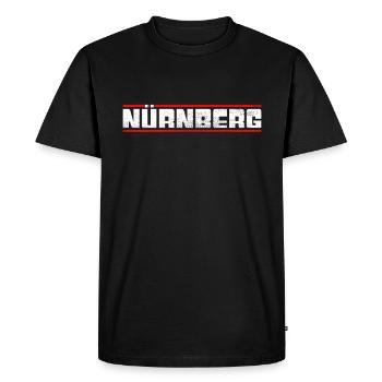 Nuremberg - T-shirt Premium bio Homme - noir - Devant - Nico (187cm)