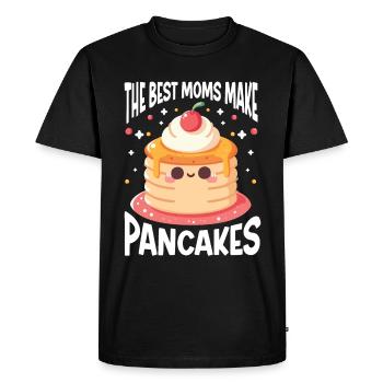 Amateur de cuisine de crêperie - T-shirt Premium bio Homme - noir - Devant - Nico (187cm)