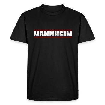 Mannheim - T-shirt Premium bio Homme - noir - Devant - Nico (187cm)