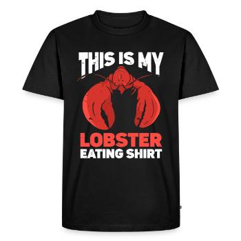 Fruits de mer - T-shirt Premium bio Homme - noir - Devant - Nico (187cm)