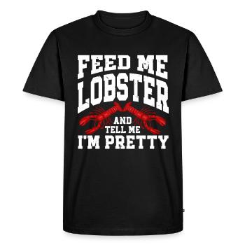 Fruits de mer - T-shirt Premium bio Homme - noir - Devant - Nico (187cm)