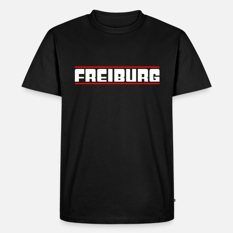 Freiburg - Männer Premium Bio T-Shirt - Schwarz