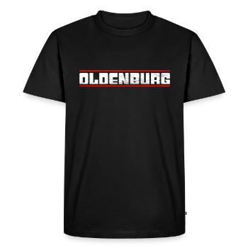 Oldenburg - T-shirt Premium bio Homme - noir - Devant - Nico (187cm)