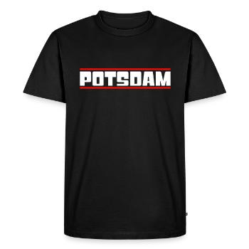 Potsdam - T-shirt Premium bio Homme - noir - Devant - Nico (187cm)