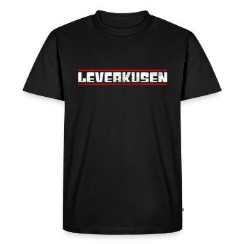 Leverkusen - T-shirt Premium bio Homme - noir - Devant - Nico (187cm)