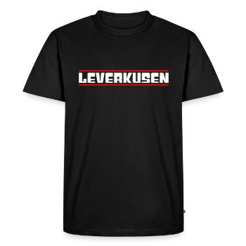 Leverkusen - T-shirt Premium bio Homme - noir - Devant - Nico (187cm)