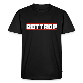 Bottrop - T-shirt Premium bio Homme - noir - Devant - Nico (187cm)