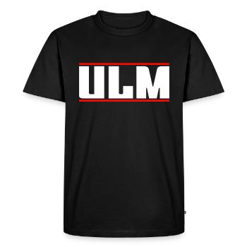 Ulm - T-shirt Premium bio Homme - noir - Devant - Nico (187cm)